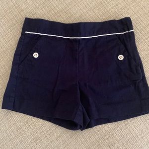 Janie and Jack Navy Short with White Buttons - size 6